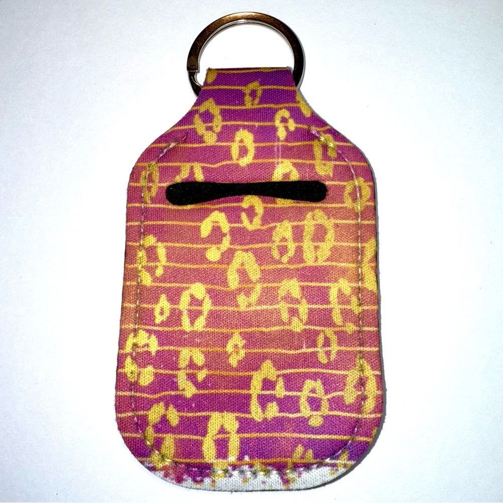 NWOT-Colorful Hand Sanitizer Holder Keychains (5) - Picture 6 of 7